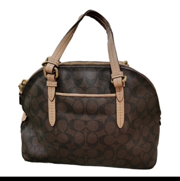 Coach Coated Brown Leather Purse - Picture 3 of 9